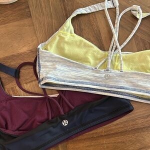 2 lulu sports bra